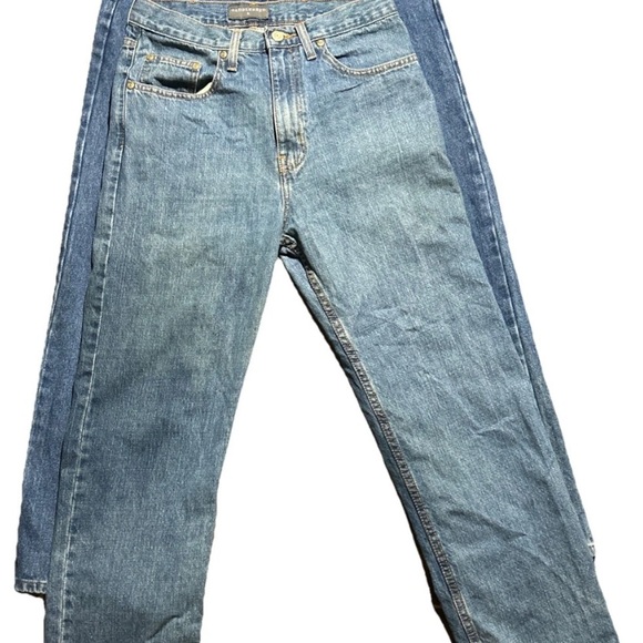 Lot of 2 Saddlebred 30x30 Blue Straight Jeans - Picture 1 of 6